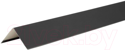 Угол для фасадной панели Технониколь Hauberk Внешний 619948 (темно-серый)