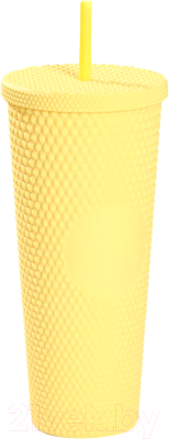 Многоразовый стакан Miniso С соломинкой / 7597 (700мл)