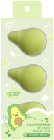 Набор спонжей для макияжа Miniso Fun Fruit / 6126 (авокадо) - 
