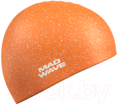 Шапочка для плавания Mad Wave Recycled (оранжевый)