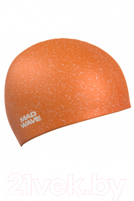 Шапочка для плавания Mad Wave Recycled (оранжевый)