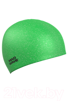 Шапочка для плавания Mad Wave Recycled (зеленый)