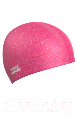 Шапочка для плавания Mad Wave Recycled (розовый)