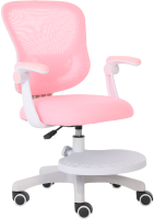 Кресло офисное Calviano Comfy (розовый, с подножкой) - 