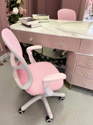 Кресло офисное Calviano Lovely (розовый)