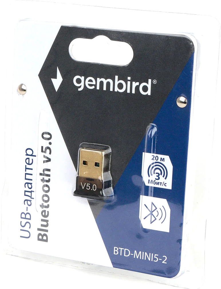 Bluetooth-адаптер Gembird/Cablexpert BTD-MINI5-2 — фото 2
