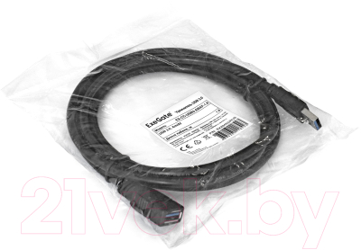 Удлинитель кабеля ExeGate EX-CC-USB3-AMAF-3.0 / EX284933RUS (3м)