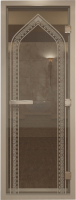 

Стеклянная дверь для бани/сауны, Хамам Арка 80x200 / DW00188