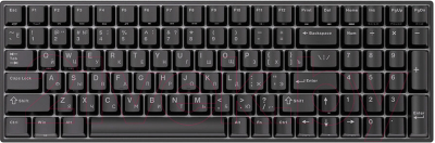 Клавиатура Royal Kludge RK100 RGB (черный, Red Switch)