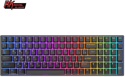 Клавиатура Royal Kludge RK100 RGB (черный, Red Switch)