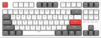Клавиатура Royal Kludge RK-R87 RGB (белый, Brown Switch) - 