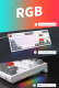 Миниатюра изображения товара Клавиатура Royal Kludge RK-R87 RGB (белый, Brown Switch)