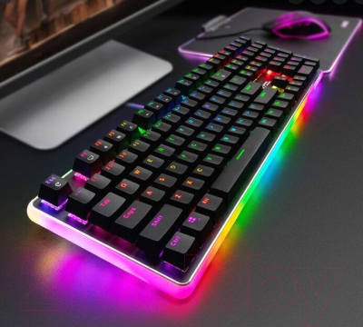 Клавиатура Royal Kludge RK918 RGB (черный, Red Switch)