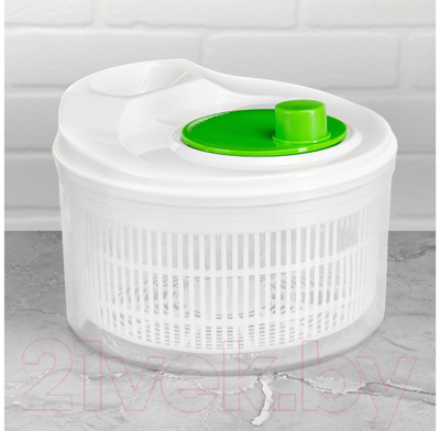 Изображение товара Сушка для зелени Elan Gallery 240444 (белый/зеленый)