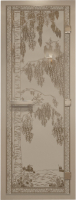 

Стеклянная дверь для бани/сауны, Хамам Березка 80x200 / DW00549