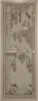 

Стеклянная дверь для бани/сауны, Хамам Березка 80x200 / DW00543