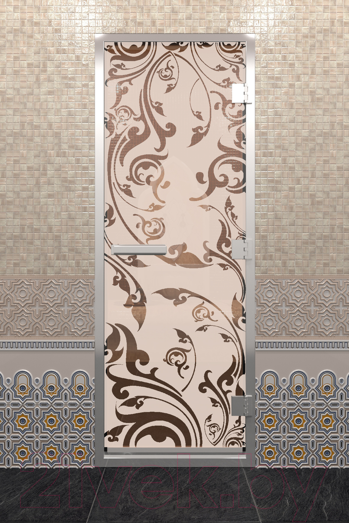 Стеклянная дверь для бани/сауны Doorwood Хамам Венеция 70x190 / DW00458