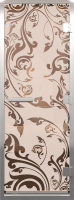 Стеклянная дверь для бани/сауны Doorwood Хамам Венеция 80x200 / DW00442 (бронза матовое) - 