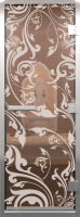 Стеклянная дверь для бани/сауны Doorwood Хамам Венеция 70x190 / DW00452 (бронза) - 