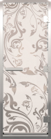 Стеклянная дверь для бани/сауны Doorwood Хамам Венеция 70x190 / DW00462 (сатин) - 