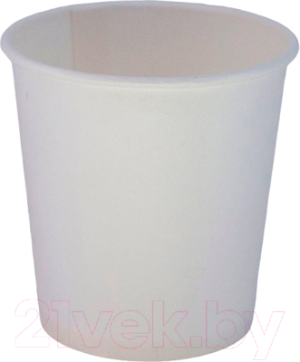 Набор бумажных стаканов Gecko Однослойный 100мл (3x50шт, белый)