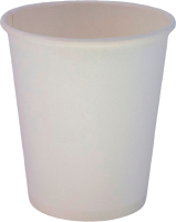 Набор бумажных стаканов Gecko Однослойный 180/205мл (3x50шт, белый) - 