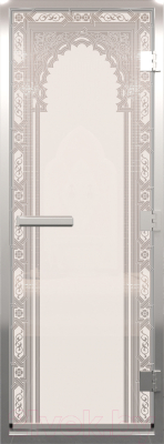 Стеклянная дверь для бани/сауны Doorwood Хамам Восточная арка 80x200 / DW02710