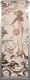 Стеклянная дверь для бани/сауны Doorwood Хамам Девушка в цветах 80x200 / DW00302 (бронза матовый) - 