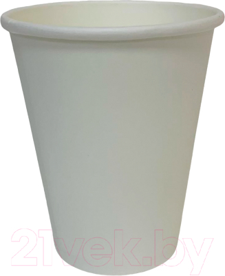 Набор бумажных стаканов Gecko Однослойный 250мл (4x40шт, белый)