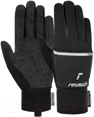 Перчатки лыжные Reusch Terro Stormbloxx Touch-Tec / 6206104-7702 (р-р 8, Black/Silver)