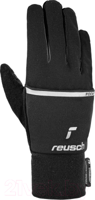 Перчатки лыжные Reusch Terro Stormbloxx Touch-Tec / 6206104-7702 (р-р 9, Black/Silver)