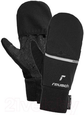 Перчатки лыжные Reusch Terro Stormbloxx Touch-Tec / 6206104-7702 (р-р 10, Black/Silver)