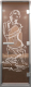 Стеклянная дверь для бани/сауны Doorwood Хамам Искушение 70x190 / DW00134 (бронза) - 
