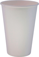 Набор бумажных стаканов Gecko Однослойный 500/600мл (2x45шт, белый) - 