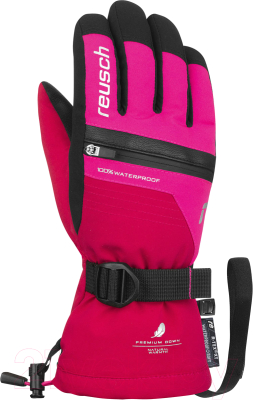Перчатки лыжные Reusch Lando R-Tex XT Junior / 6161243-3347 (р-р 5.5, Cerise/Pink Glo)