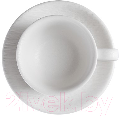 Чашка с блюдцем Corone Grafica XSY414/XSY415 / фк6956 (белый)