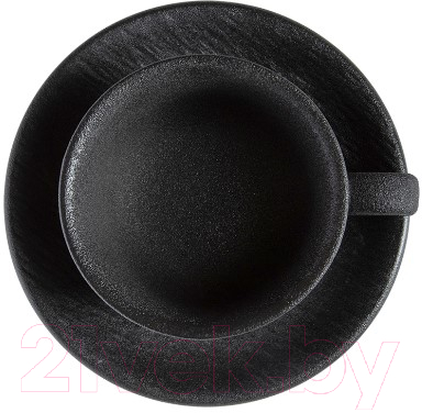 Чашка с блюдцем Corone Grafica XSY299/XSY300 / фк6925 (черный)
