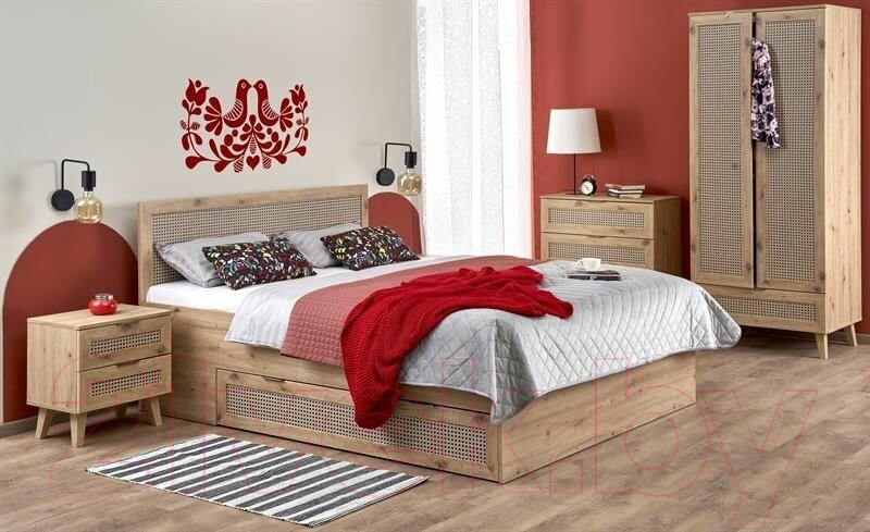 Двуспальная кровать Halmar Borneo Loz-160