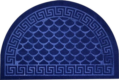 Коврик грязезащитный Kovroff Чешуйки полукруг 40x60 / ПП/04/01/04 (синий) - 