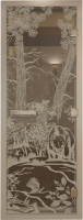 

Стеклянная дверь для бани/сауны, Хамам Мишки 70x190 / DW00631