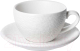 Чашка с блюдцем Corone Grafica XSY412/XSY413 / фк6955 (белый) - 