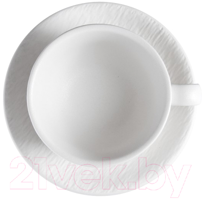 Чашка с блюдцем Corone Grafica XSY306/XSY307 / фк6954 (белый)