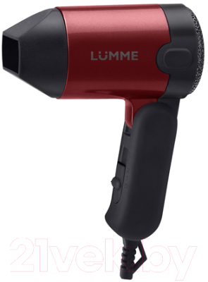 Компактный фен Lumme LU-1044 (красный рубин)
