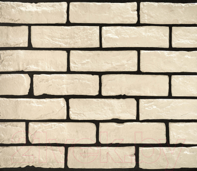 Декоративный камень бетонный РокСтоун Кирпич старинный 300П (белый)