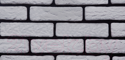 Декоративный камень бетонный РокСтоун Кирпич тульский 1800П (белый)