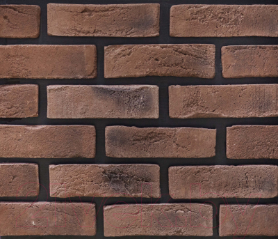 Декоративный камень бетонный РокСтоун Кирпич флорентийский 2413П (бордовый)