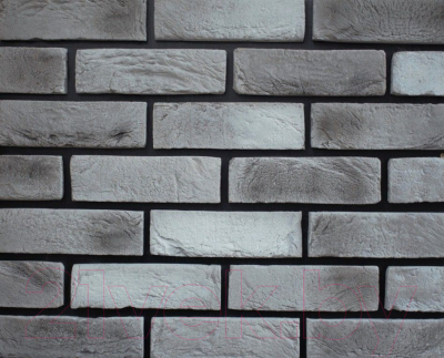 Декоративный камень бетонный РокСтоун Кирпич античный 3026П (серый мрамор)