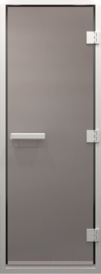 Стеклянная дверь для бани/сауны Doorwood Хамам 70x190 / DW02429 (сатин)