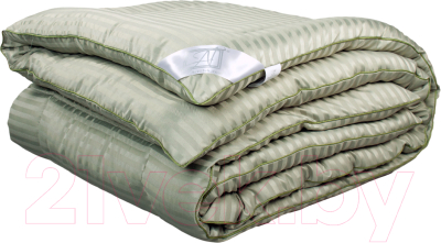 Одеяло AlViTek Silky Dream классическое-всесезонное 140x205 / ОМСВ-15 (олива)