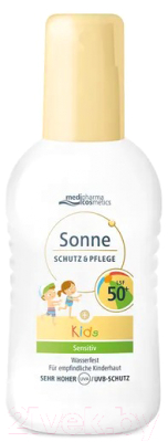 Спрей солнцезащитный Medipharma Cosmetics Sonne Для детей SPF 50+ (200мл)